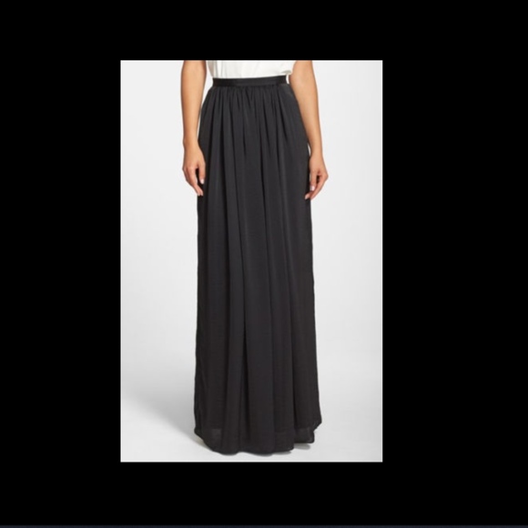 NWT! Needle & Thread 'Pandora' Satin‎ Ball Skirt Black [SZ 6 ] #e75 - Picture 2 of 10